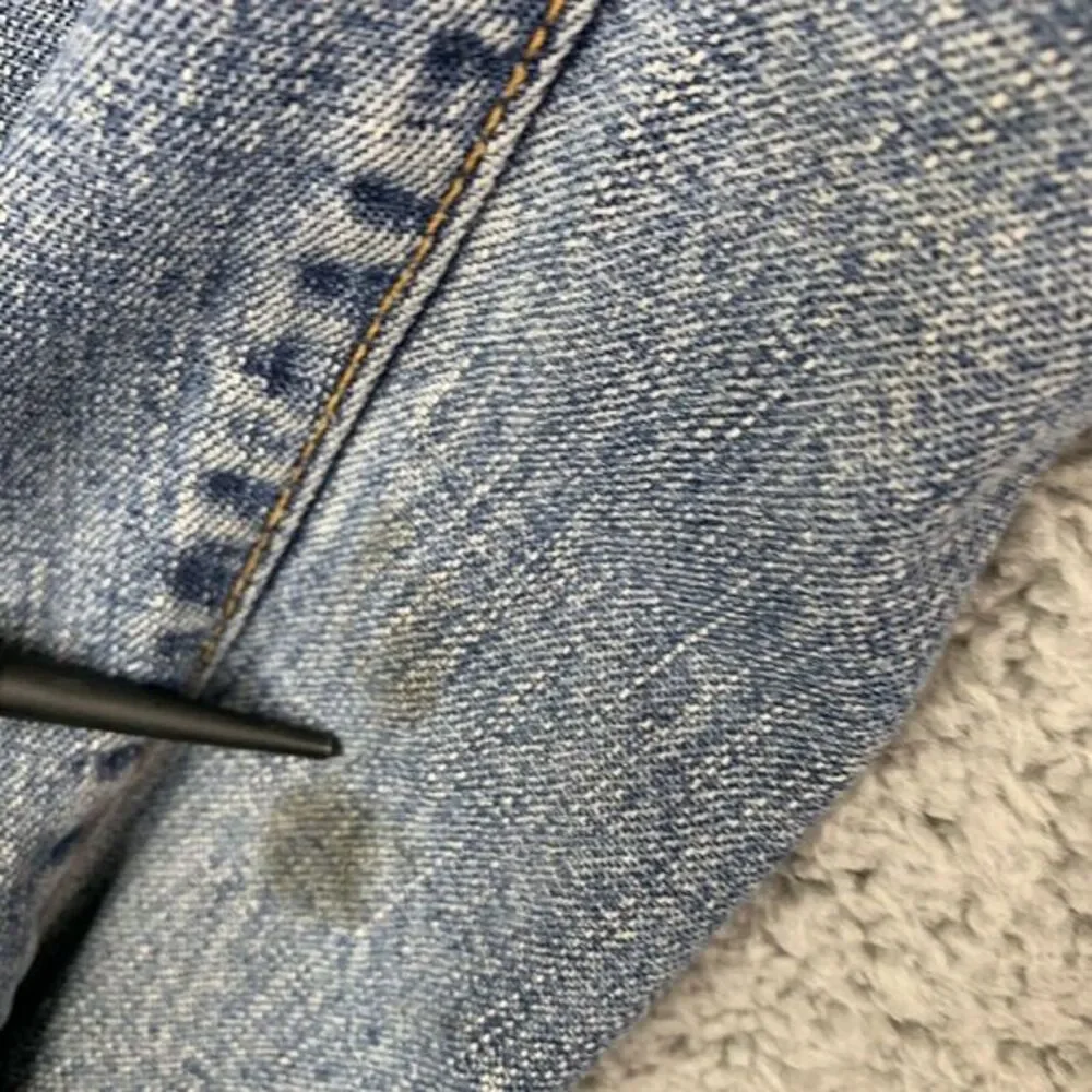 Lucky Brand Jeans Men's 38 Low Rise Short Raw Hem USA By Gene Montesano‎ Vintage - Picture 9 of 16